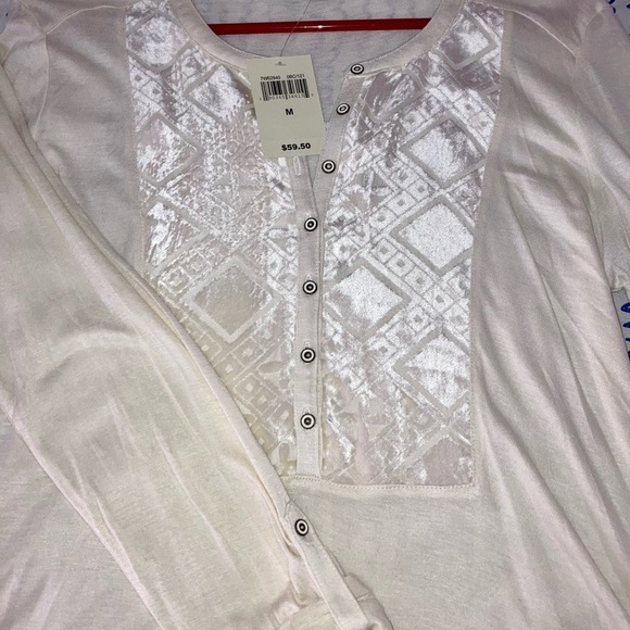 NWT Lucky Brand top size M - Picture 2 of 8